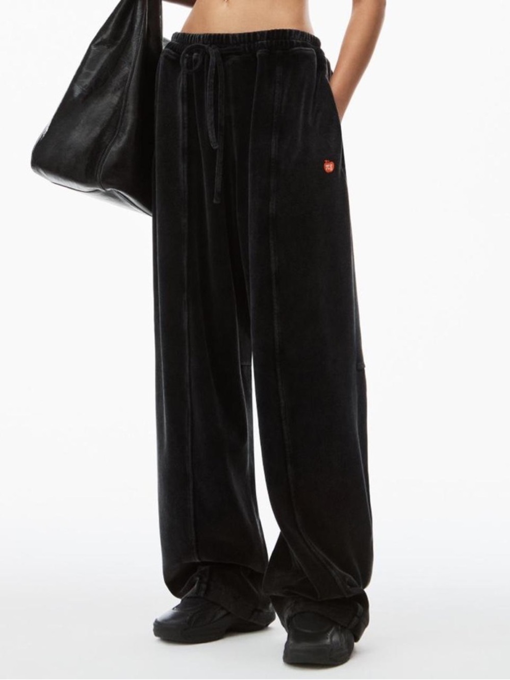 alexanderwang.t black Wide-Leg Pants size XS